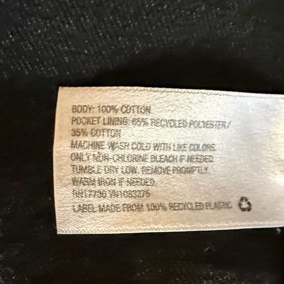 Universal Thread Black Denim Vest - Picture 6 of 9